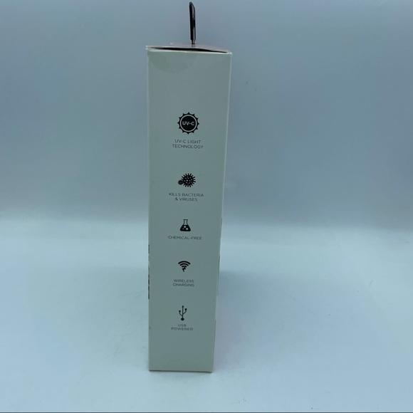 UV-C Sanitizer & Wireless Phone Charging Kit Vie Oli Rose – New Open Box - Picture 8 of 8